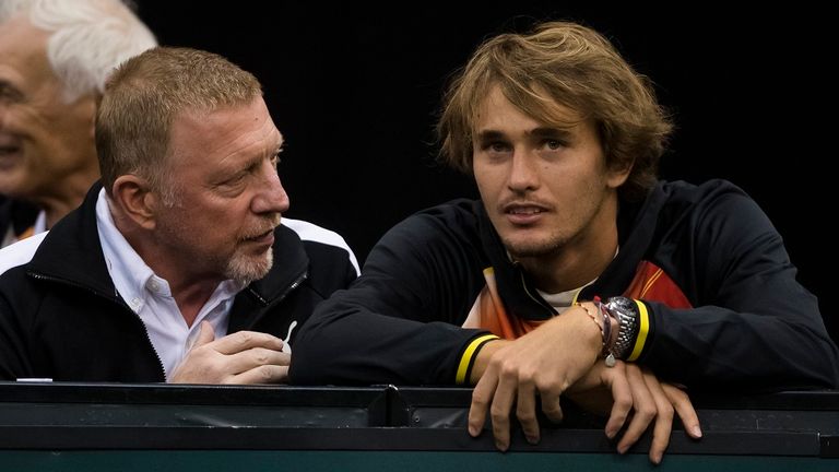 Boris Becker und Alexander Zverev kennen sich seit Jahren.