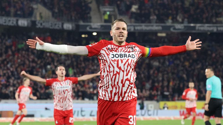 Gegen die Bayern hat Freiburgs Christian Günter ein Tor geschossen, am Donnerstag geht es in der Europa League gegen West Ham United.
