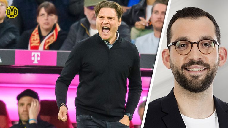 Die Taktik von Edin Terzic (l) ging in München voll auf. Sky Reporter Patrick Berger bezeichnet den BVB-Trainer als Stehaufmännchen.