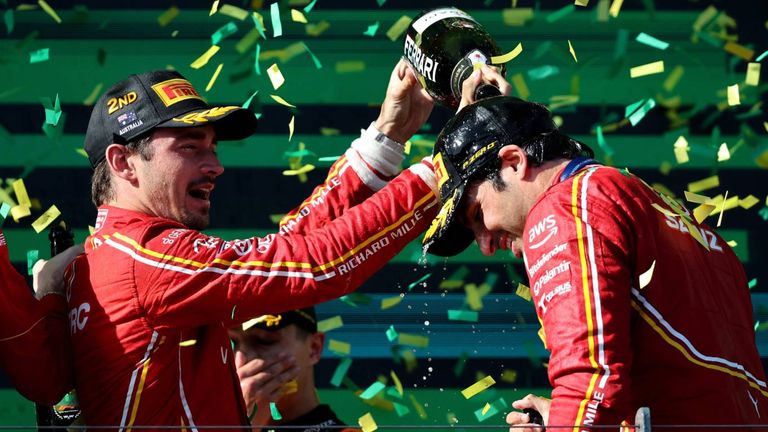 Doppelsieg von Ferrari beim Großen Preis von Australien.
