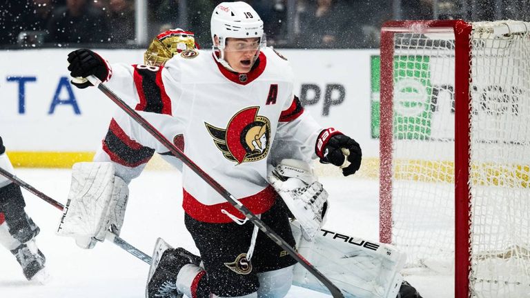 Tim Stützle kassiert mit den Ottawa Senators trotz seines Treffers eine weitere Pleite. 