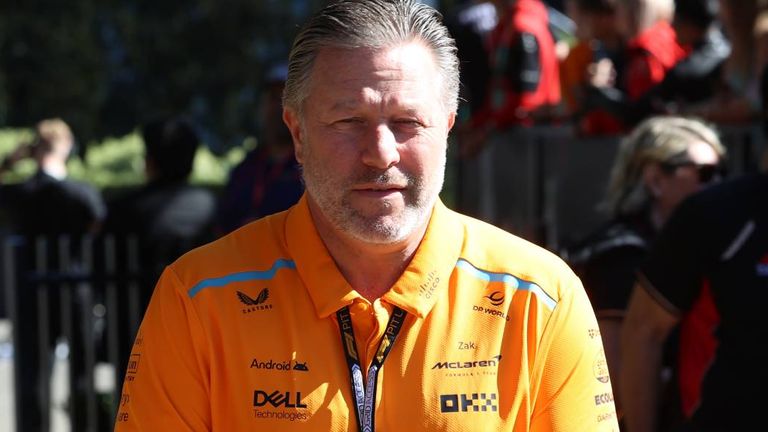 Zack Brown bleibt weiterhin der Geschäftsführer bei McLaren.