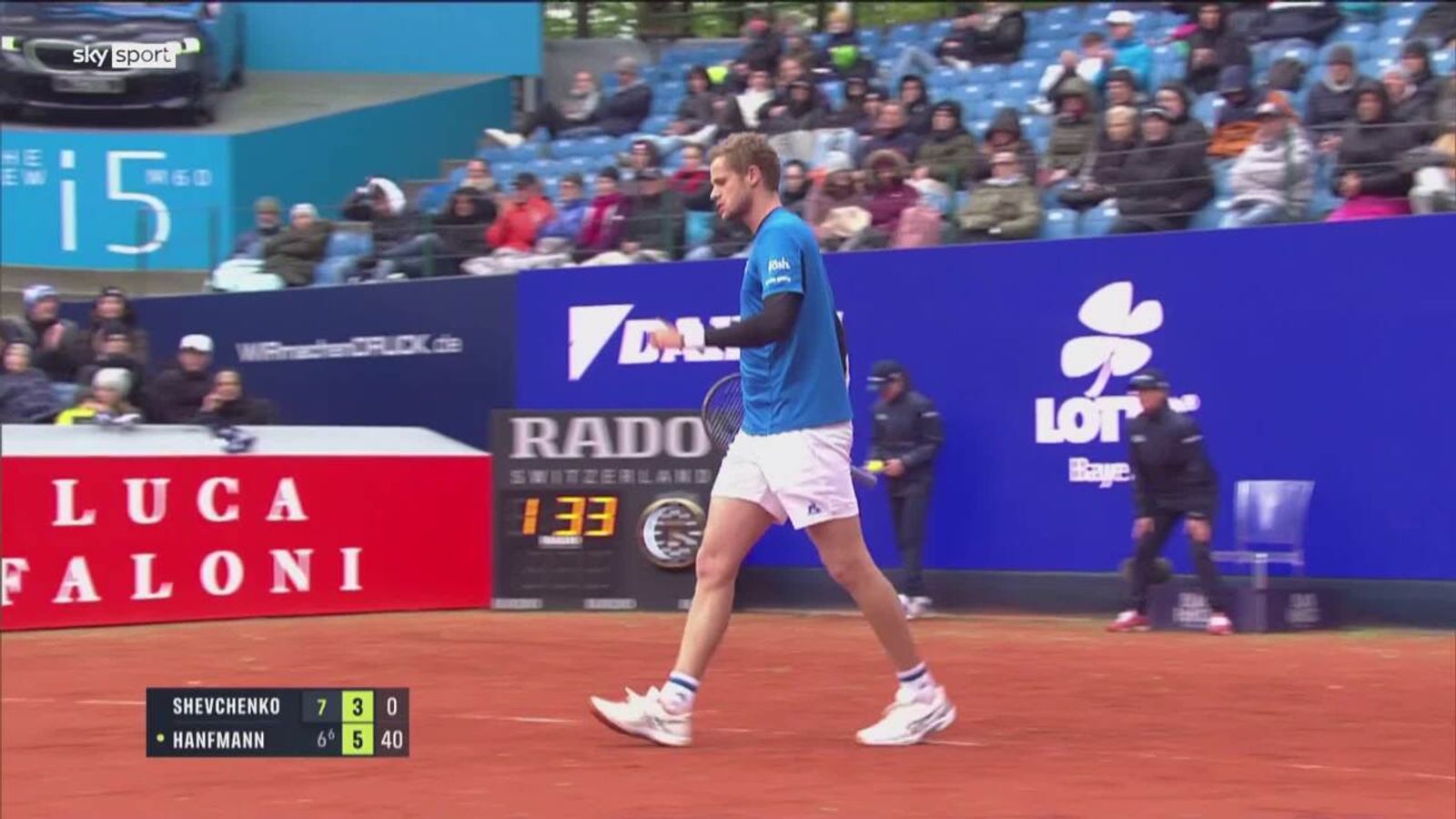 Tennis ATP BMW Open Alexander Shevchenko vs. Yannik Hanfmann