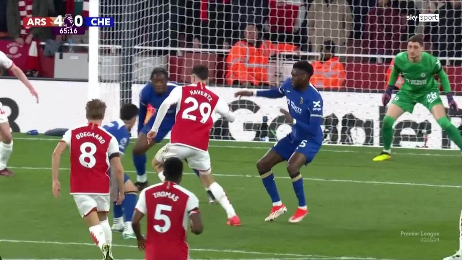 Arsenal - Chelsea | 4:0 Havertz (65. Min) | In-Match Clip | Fußball ...