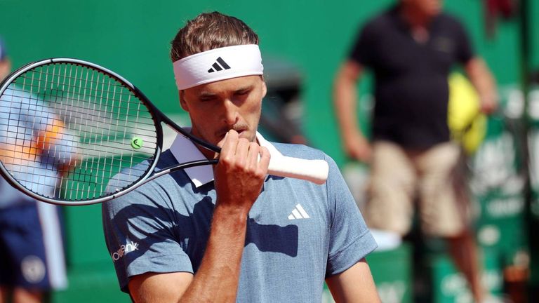 Alexander Zverev verliert in Monte Carlos und scheidet im Achtelfinale des ATP-Masters aus.
