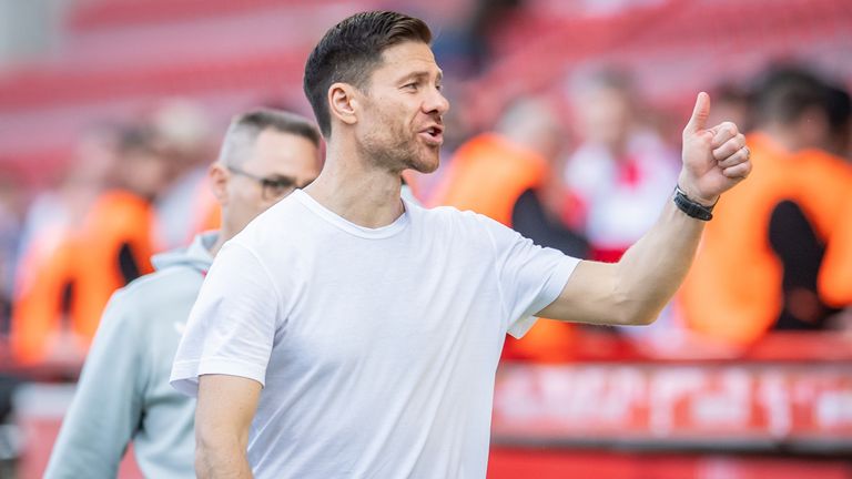 Xabi Alonso steht kurz vor seiner ersten Bundesliga-Meisterschaft als Trainer. 