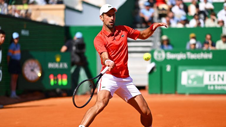Novak Djokovic steht im Halbfinale von Monte Carlo.
