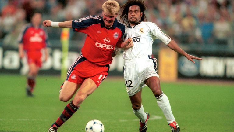 FC Bayern gegen Real Madrid im Jahr 2000.