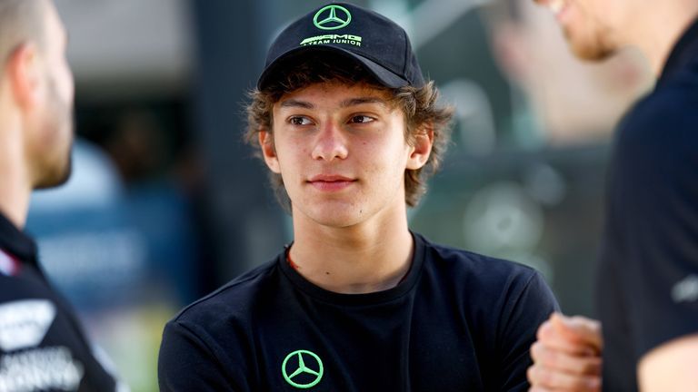 Mercedes-Nachwuchstalent Antonelli darf in Spielberg zum ersten mal ein Formel-1-Fahrzeug steuern.