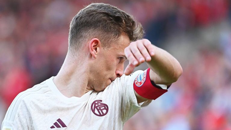 Joshua Kimmich und der FC Bayern musste in Heidenheim den nächsten herben Dämpfer hinnehmen. 