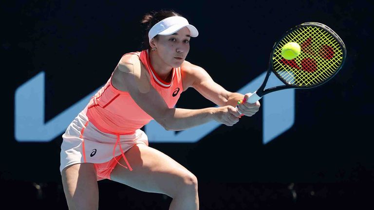 Eva Lys wird beim Billie Jean King Cup für die deutschen Tennis-Damen aufschlagen.