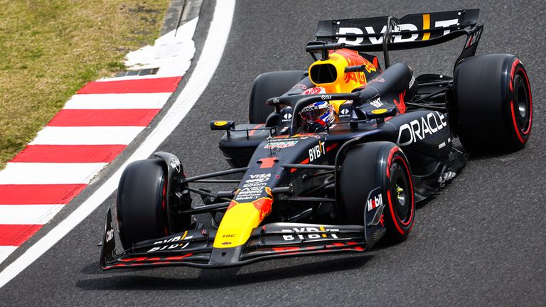 Max Verstappen (Red Bull) in Japan.