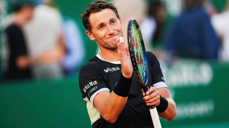 Casper Ruud hat Novak Djokovic in Monte Carlo im Halbfinale besiegt. 