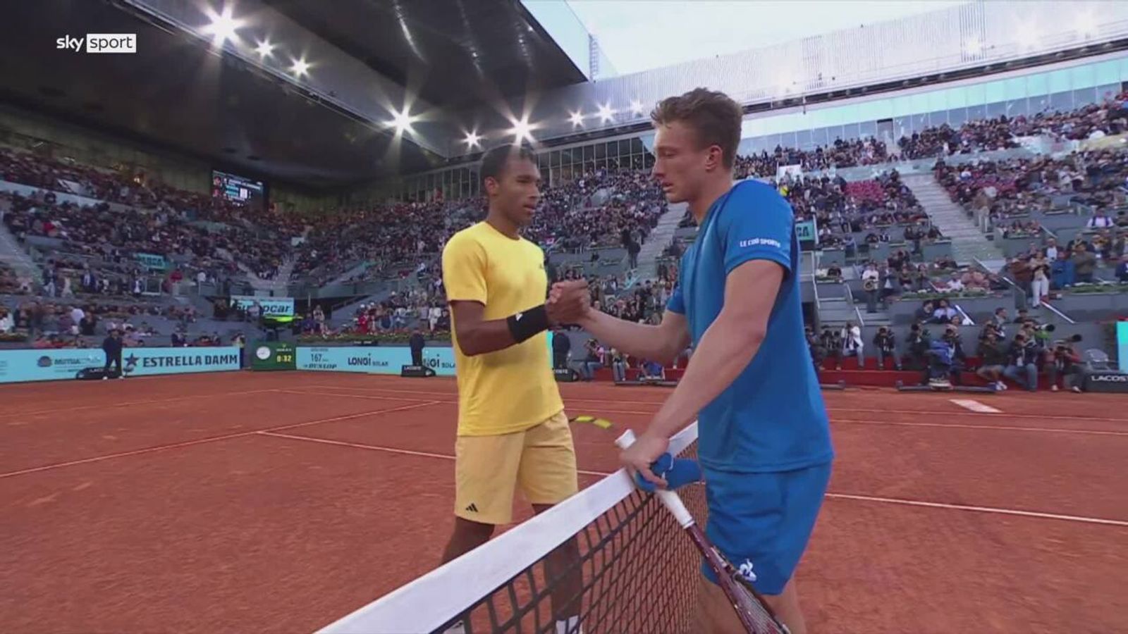 Tennis ATP Madrid | Felix Auger-Aliassime - Jiri Lehecka - Die ...