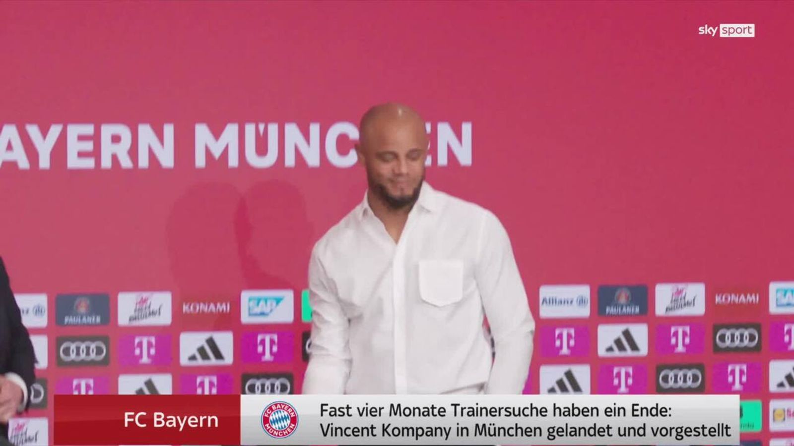 FC Bayern München | Vincent Kompany Als Neuer Trainer Präsentiert ...