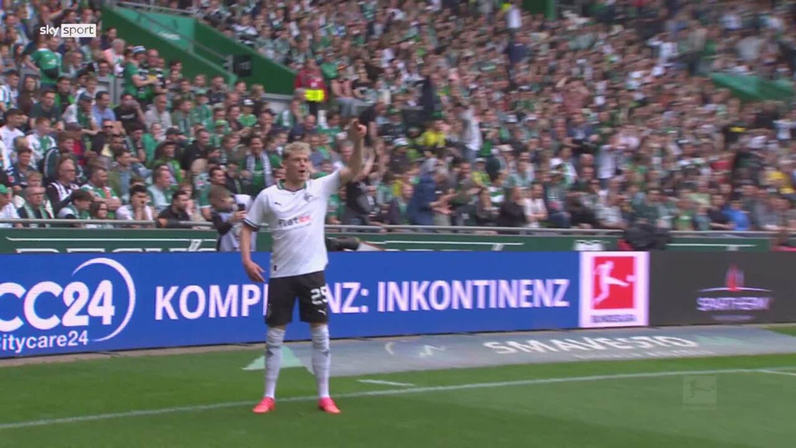 Bremen M'gladbach 01 Hack (8. Min.) InMatch Video News Sky