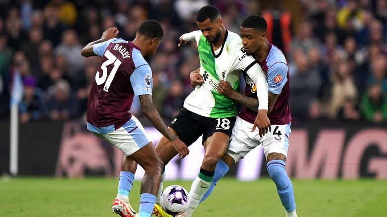 Zwei Tore in den letzten Minuten retten Aston Villa zum Remis gegen Liverpool