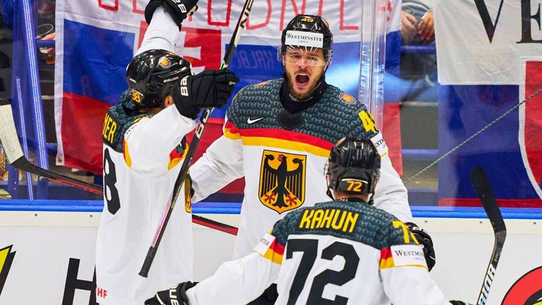 Deutschland gewinnt den Auftakt der Eishockey-WM gegen die Slowakei. 