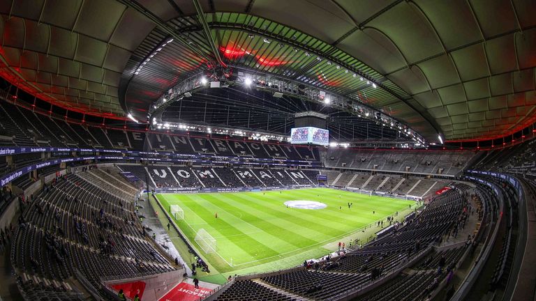Das Stadion in Frankfurt wird die Bühne des Europa-League-Finales 2027 sein.