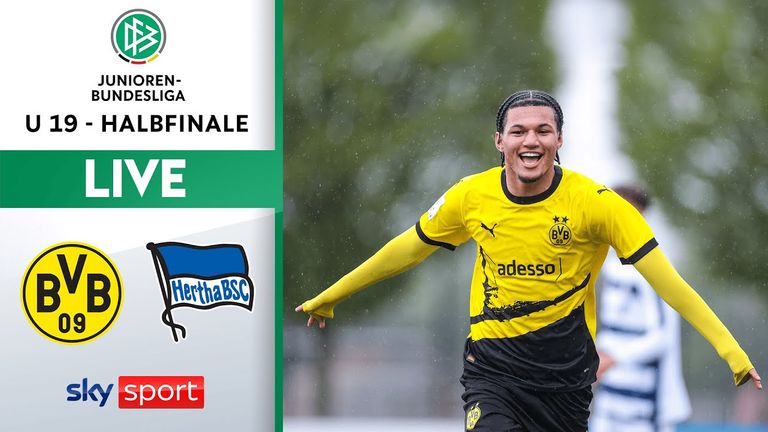 Im Halbfinale der U19-Bundesliga trifft Borussia Dortmund auf Hertha BSC.