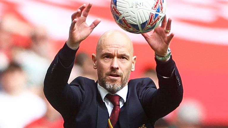 Erik ten Hag ist seit 2022 Trainer von Manchester United.