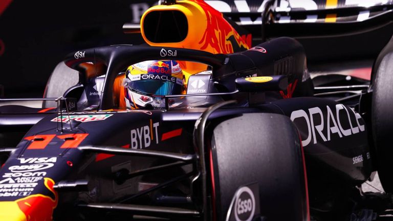 Sergio Perez (Red Bull) in Monaco.