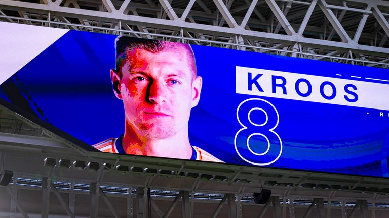 Der Abschied von Toni Kroos im heimischen Bernabeu von Real Madrid.