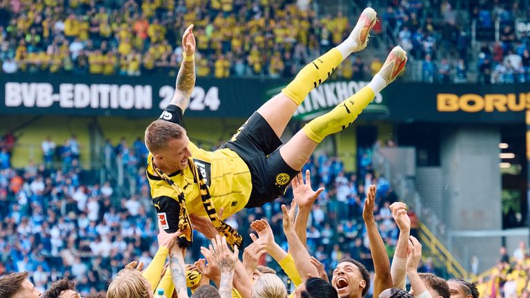 Marco Reus war in Dortmund der gefeierte Mann.