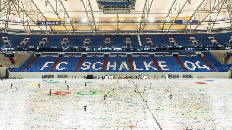 In der Schalker Veltins-Arena ist am Wochenende ein Weltrekord entstanden. 