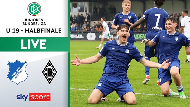 Zum Halbfinal-Rückspiel erwartet 1899 Hoffenheim Borussia Mönchengladbach - LIVE im Stream auf skysport.de