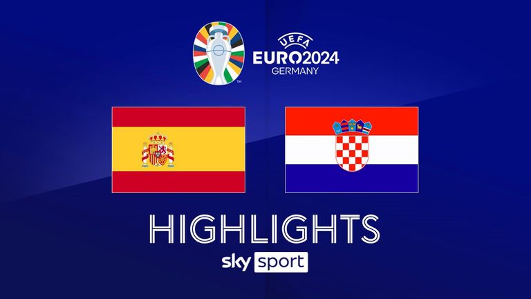 EURO2024 - Gruppe B - Spanien vs. Kroatien