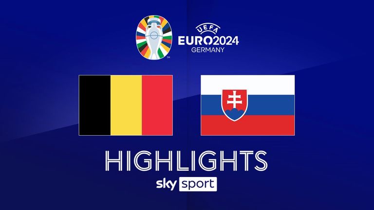 EURO2024 - Gruppe E - Belgien vs. Slowakei