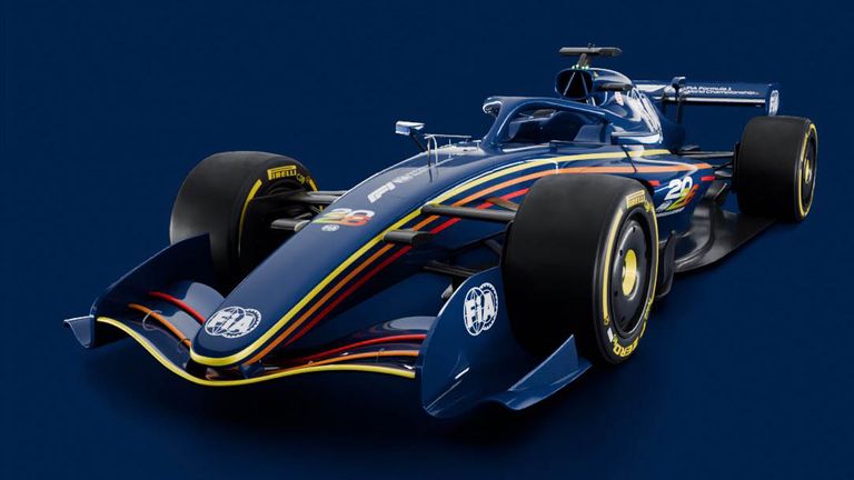 So soll die Formel 1 aussehen: Ein erster Entwurf zeigt ein Fahrzeug nach dem neuen Reglement ab 2026. (Quelle: FIA)