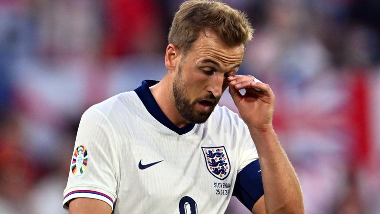 Die Leistung von Harry Kane und England steht sinnbildlich für die schwachen Vorstellungen zuletzt in der Vorrunde der Euro.
