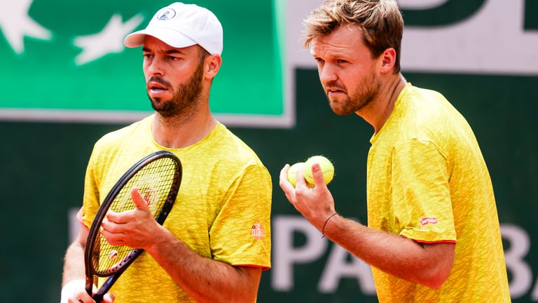 Kevin Krawietz und Tim Pütz sind in Paris ausgeschieden.