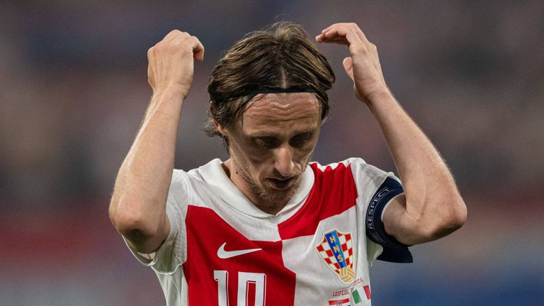 Luka Modric traf gegen Italien zur kroatischen Führung.