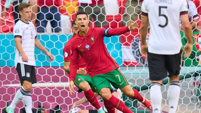Bei der vergangenen EM traf Cristiano Ronaldo zwar in München, verlor mit Portugal gegen das DFB-Team aber mit 2:4.