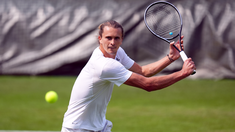 Alexander Zverev ist in Wimbledon der deutsche Hoffnungsträger.