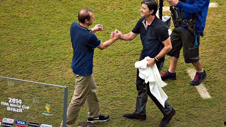 Im letzten Gruppenspiel gewinnt Deutschland gegen in der Regenschlacht von Recife gegen die von Jürgen Klinsmann 1:0 durch ein Tor von Thomas Müller. Beide kommen weiter, Deutschland wird später zum 4. Mal Weltmeister.