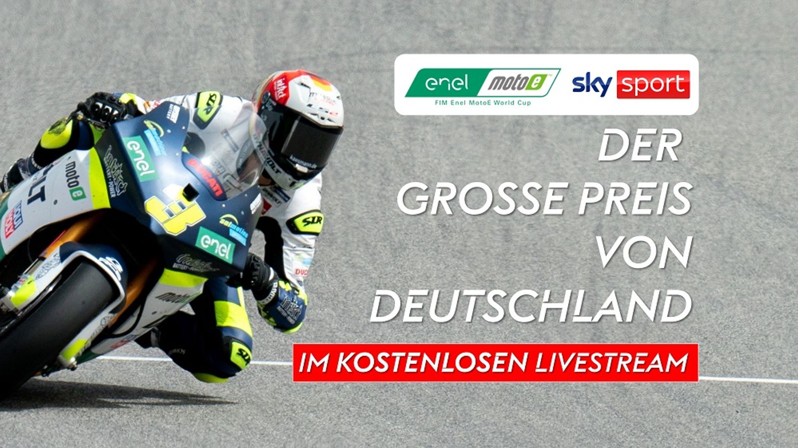 MotoE LIVE im kostenlosen Stream: Kalender, News & Übertragung auf Sky