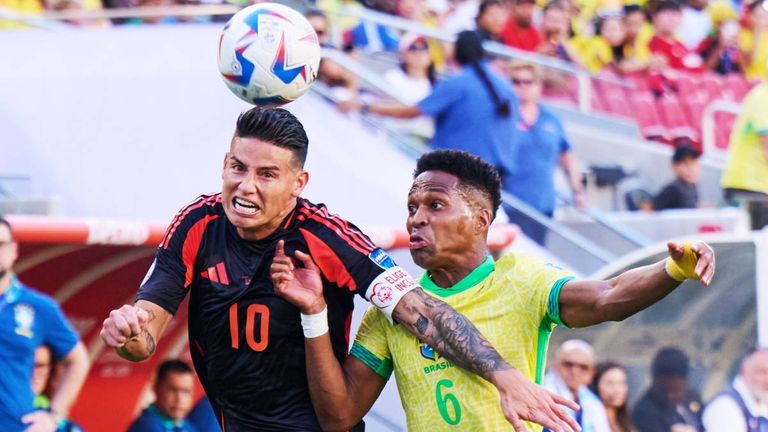 Brasilien hat auch gegen Kolumbien bei der Copa eine enttäuschende Leistung gezeigt. 