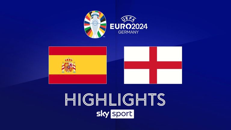 EURO 2024 - Finale - Spanien vs. England - Highlights
