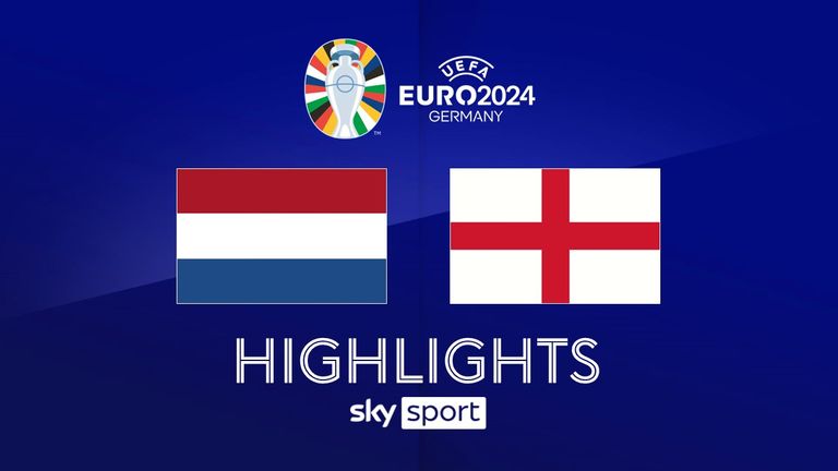 EURO 2024 - Halbfinale - Niederlande vs. England- Highlights