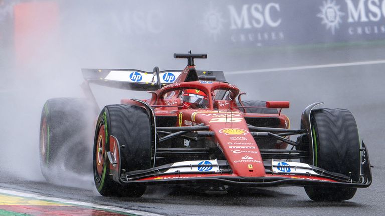 Charles Leclerc (Ferrari) in Spa.