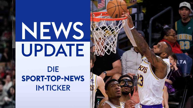 NBA-Superstar LeBron James unterschreibt bei den LA Lakers einen neuen Vertrag.