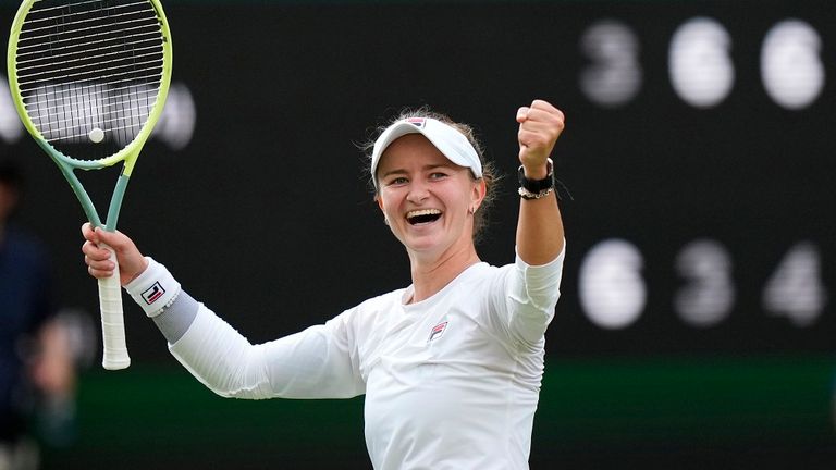 Barbora Krejcikova steht im Finale von Wimbledon. Dort trifft die Tschechin auf die italienische French-Open-Finalistin Jasmine Paolini