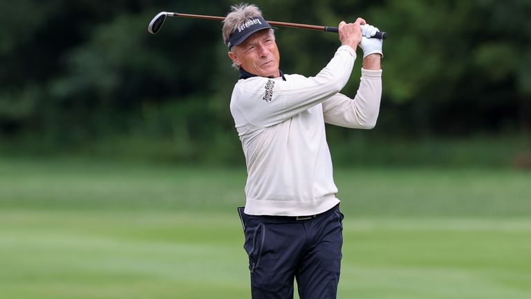 Bernhard Langer überzeugt bei den BMW Open.