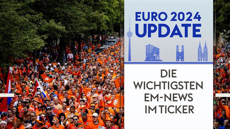 Die Fans von Oranje ziehen durch München.