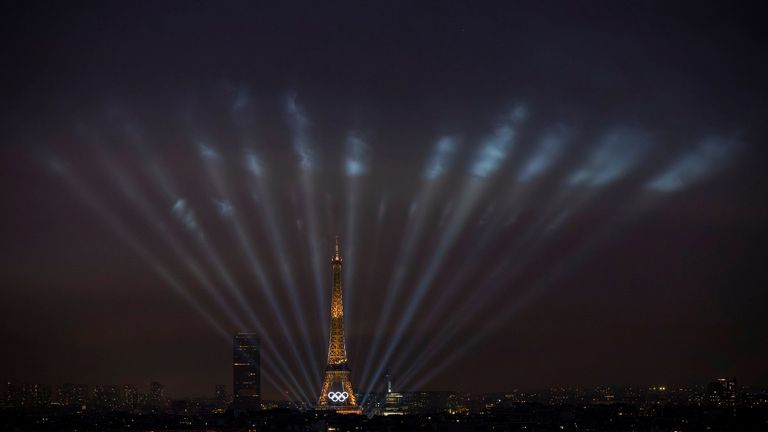 Die besten Bilder der Olympia-Eröffnungsfeier in Paris.