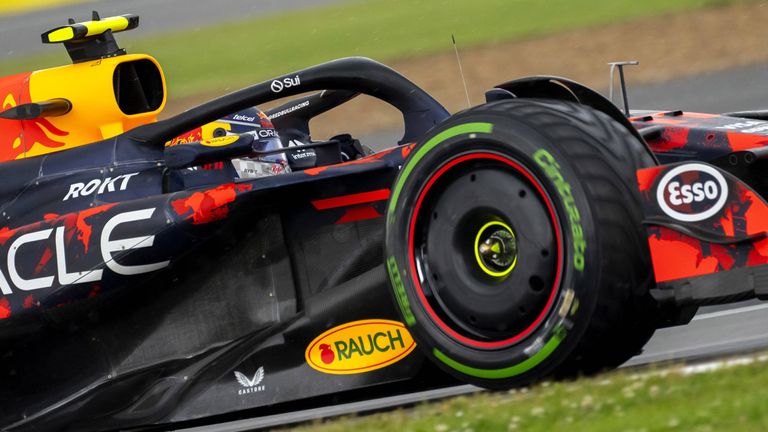 Sergio Perez scheitert im Qualifying in Silverstone bereits in Q1. 